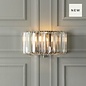 Laura Ashley Fernhurst Wall Light – Crystal and Antique Brass