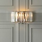 Laura Ashley Fernhurst Wall Light – Crystal and Antique Brass