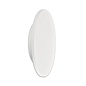 Noe - Minimalist White Plaster Disc Wall Light - Large