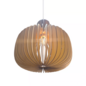 Alder – Scandi Wood Pendant Light – Natural – 43cm