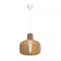 Alder – Scandi Wood Pendant Light – Natural – 43cm