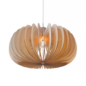 Alder – Large Scandi Wood Pendant Light – Natural – 65cm