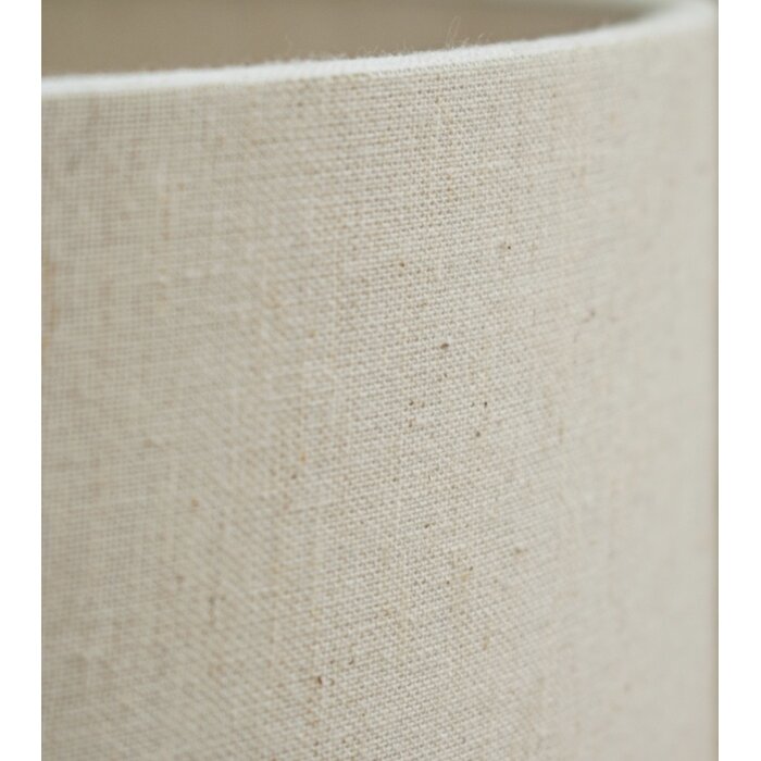 Jasper Table Lamp - Bronze with Natural Linen Drum Shade