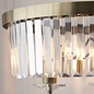 Pickering - Art Deco Crystal Floor Lamp - Antique Brass