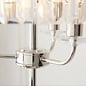 Pickering - Art Deco Crystal Floor Lamp - Bright Nickel