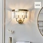 Pickering - Art Deco Wall Light - Clear Cut Glass & Antique Brass