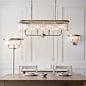 Pickering - Art Deco Wall Light - Clear Cut Glass & Antique Brass