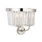 Pickering - Art Deco Wall Light - Clear Cut Glass & Bright Nickel