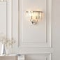 Pickering - Art Deco Wall Light - Clear Cut Glass & Bright Nickel