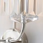 Pickering - Art Deco Wall Light - Clear Cut Glass & Bright Nickel