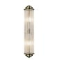 Tai - Large Two Light Wall Light with Glass Rods - Antique Brass