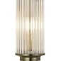 Tai - Large Two Light Wall Light with Glass Rods - Antique Brass