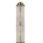 Tai - Large Two Light Wall Light with Glass Rods - Antique Brass