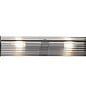 Tai - Large Two Light Wall Light with Glass Rods - Black