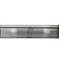 Tai - Large Two Light Wall Light with Glass Rods - Black