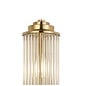Tai - Large Two Light Wall Light with Glass Rods - Gold