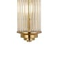 Tai - Large Two Light Wall Light with Glass Rods - Gold