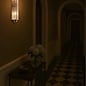 Tai - Large Two Light Wall Light with Glass Rods - Gold