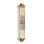 Tai - Large Two Light Wall Light with Glass Rods - Gold