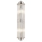 Tai - Large Two Light Wall Light with Glass Rods - Polished Nickel