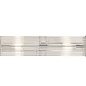 Tai - Large Two Light Wall Light with Glass Rods - Polished Nickel
