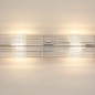 Tai - Large Two Light Wall Light with Glass Rods - Polished Nickel