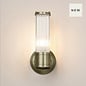 Tai - Single Light Wall Light with Glass Rods - Antique Brass