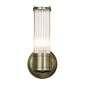 Tai - Single Light Wall Light with Glass Rods - Antique Brass