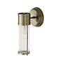Tai - Single Light Wall Light with Glass Rods - Antique Brass