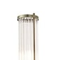 Tai - Single Light Wall Light with Glass Rods - Antique Brass