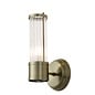 Tai - Single Light Wall Light with Glass Rods - Antique Brass