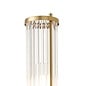 Tai - Single Light Wall Light with Glass Rods - Gold