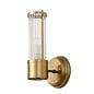 Tai - Single Light Wall Light with Glass Rods - Gold