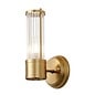Tai - Single Light Wall Light with Glass Rods - Gold