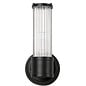 Tai - Single Light Wall Light with Glass Rods - Black