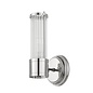 Tai - Single Light Wall Light with Glass Rods - Polished Nickel