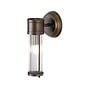 Tai - Single Light Wall Light with Glass Rods - Bronze