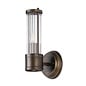 Tai - Single Light Wall Light with Glass Rods - Bronze