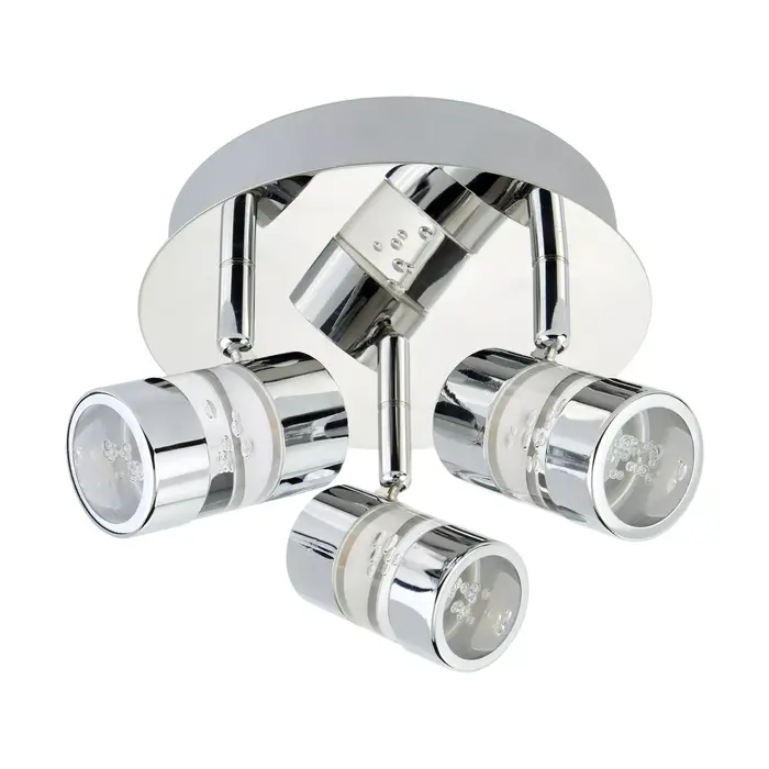 Small LED Bubbles Bathroom Fitting - Polished Chrome