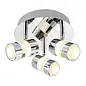 Small LED Bubbles Bathroom Fitting - Polished Chrome