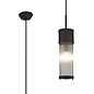 Tai - Single Light Pendant Ceiling Light with Glass Rods - Black