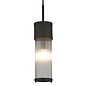 Tai - Single Light Pendant Ceiling Light with Glass Rods - Black