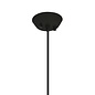 Tai - Single Light Pendant Ceiling Light with Glass Rods - Black