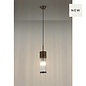Tai - Single Light Pendant Ceiling Light with Glass Rods - Bronze
