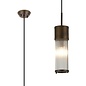 Tai - Single Light Pendant Ceiling Light with Glass Rods - Bronze
