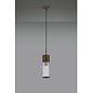 Tai - Single Light Pendant Ceiling Light with Glass Rods - Bronze