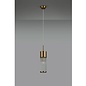 Tai - Single Light Pendant Ceiling Light with Glass Rods - Gold