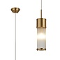 Tai - Single Light Pendant Ceiling Light with Glass Rods - Gold