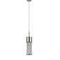 Tai - Single Light Pendant Ceiling Light with Glass Rods - Polished Nickel
