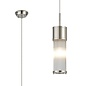 Tai - Single Light Pendant Ceiling Light with Glass Rods - Polished Nickel